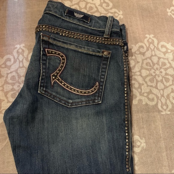 Rock & Republic Pyramid Studded Denim - Picture 3 of 13